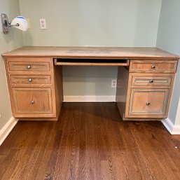 A Custom Oak Built In Desk - Quality Craft Cabinetry - Kitchen