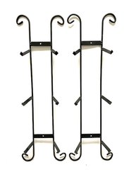 Pair Of Wall-hanging Iron Plate Display Racks