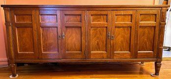 Vintage White Fine Furniture Solid Wood Buffet Sideboard With Drawers