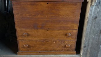 Antique Pine Blanket Chest