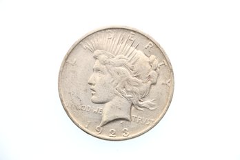 1923 D Silver Peace Dollar Coin