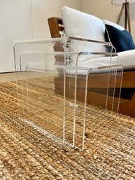 A Set Of Modern Nesting Tables - Acrylic