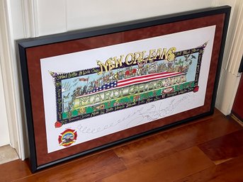 Mardi Gras 2013 Super Bowl Limited Edition Print, Signed