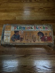 Playskool Blocks Primary Kindergarten Wood Blocks