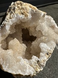 Quartz Crystal Geode, 1 LB , 4 3/4 Inches