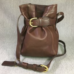 Fabulous Vintage COACH Soho Belted Leather Purse / Pouch - Very Nice Bag - Sells Between $225-$375 Online