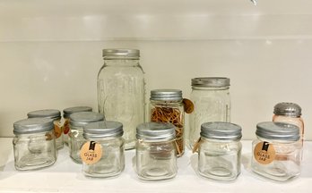 Set Of 11 - Glass Jars
