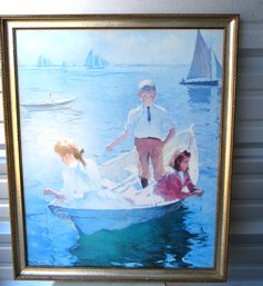 Frank Benson Large Lithograph Framed Print