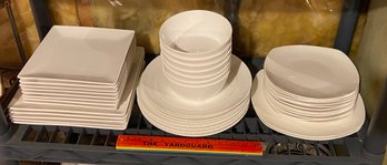 White Assorted Dinnerware Collection