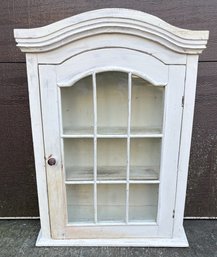 Vintage 'Shabby Chic  White Medicine Cabinet