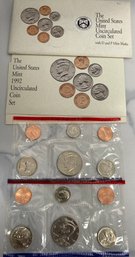 1992 United States Mint Uncirculated Coin Set