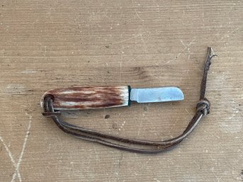 Stag Antler Handle Pocket Knife