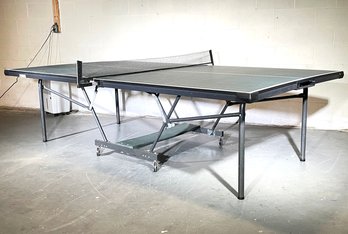 A Stiga Ping Pong Table, With All Accessories, And IPong