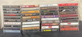 Lot  Of 40 Music CDS Mostly Hip Hop Selections Including  2 Pac, Belly, Soul In The Hole, Sade Promise. KD/A3