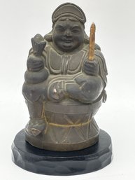 Vintage Hollow Copper Statue Of Buddha.(5)