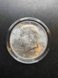 1964 Uncirculated Silver Kennedy Half Dollar