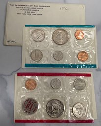 1972 United States Mint Uncirculated Coin Set