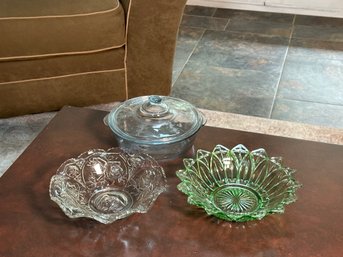 Pretty Vintage Glass Bowls Including Fire King