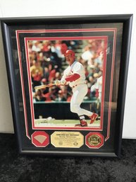 MARK MCGWIRE Game Used Bat Photomint 467/643 COA