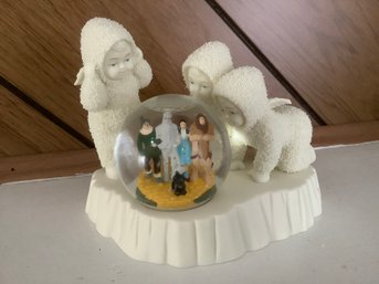 Snowbabies The Guest Collection 'theyre Coming From Oz, Oh My!' Snow Globe