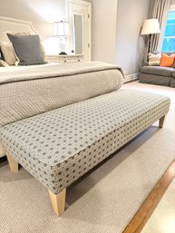 Lillian August Couture Contemporary Upholstered Coastal Style Bench