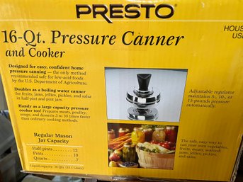 Oreston Pressure Canner New In The Box