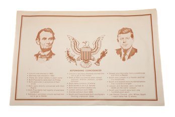 Lincoln And Kennedy Coins With List Of Astonishing Coincidences!