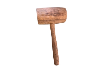 Primitive Wooden Carpenter's Mallet