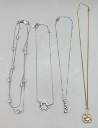 4 Swarovski Crystal Necklaces