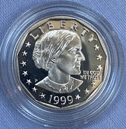 United States Mint 1999 Susan B. Anthony Proof Dollar Coin