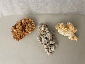 Three Barite Specimens, Total Weight 1 Lb 13oz