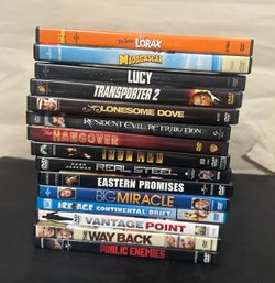 Lot Of DVD Movies - The Lorax, Madagascar, Lucy, Transporter 2, Lonesome Dove, Hangover, Iron Man. KD/a2