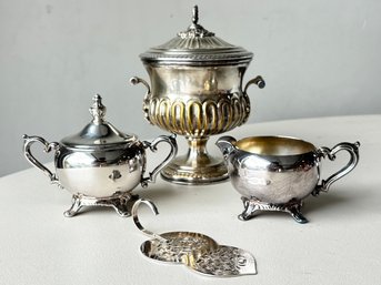 Vintage Silver Plated Serving Ware