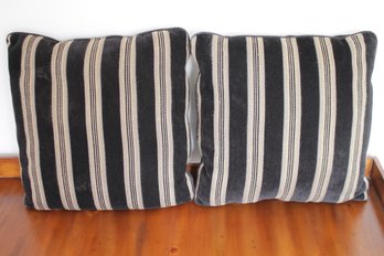 Pair Of Stripe Pillows