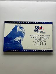 2005 United States Mint 50 State Quarters Proof Set