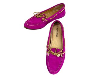 Magenta Sperry Top Siders Flats - Size 5.5