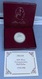 1982 George Washington Silver Commemorative Half-dollar Coin