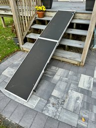 Aluminum Extendable Ramp With Topside Traction And Carrying Handle
