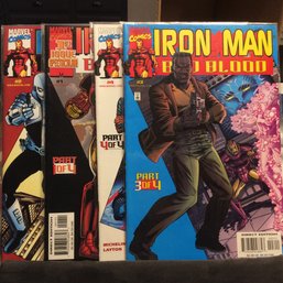 (4) Marvel Comics Iron Man Bad Blood Comic Books - L