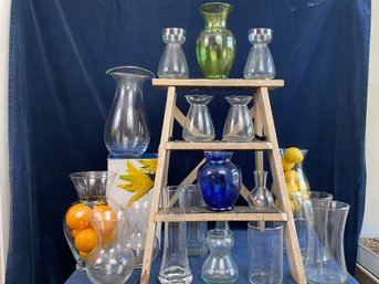 Assorted Vases Including A Studio Nova Vase With The Box