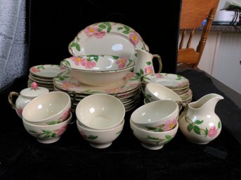 Franciscan Oven Safe Hand Decorated Floral China Set