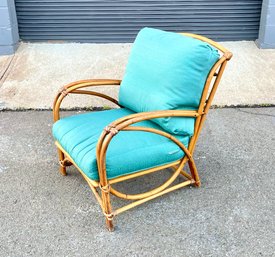 Mid Century Heywood Wakefield Bamboo Lounge Chair