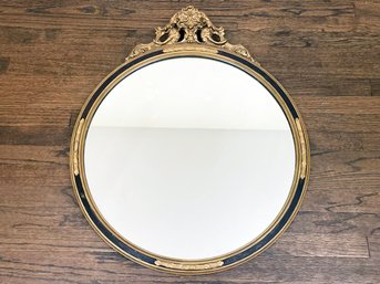 A Vintage Parcel Gilt Framed Round Mirror