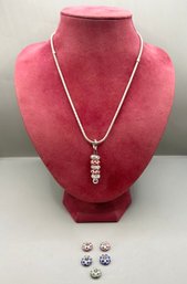 Pandora Necklace With Beads