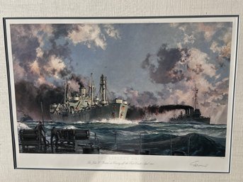 Stobard Signed And Numbered  Litho- The Liberty Ship