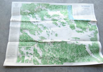 1984-5 Lake Winnipesaukee NH Navigation Map Chart