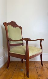 Green Upholstered Side Chair