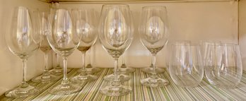 15 Vintage Riedel Austria Fine-Tuned Wine Glasses, 4 Stemless