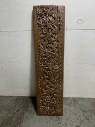 Beautifully Carved Wood Panel