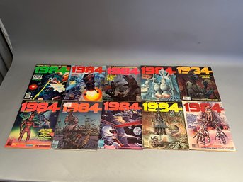 Complete Set Of 1984 Magazine By Warren #1-#10